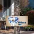 thumbnail image 3 of Maltese Proud Dad Happy Father's Day Landscape Wood Sign Maltese Dog Lover Gifts Idea Hanging Wall Home Decor - 02008, 3 of 5