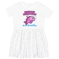 thumbnail image 3 of Inktastic Grandpa's Fishing Buddy (pink) Girls Toddler Dress, 3 of 5