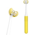 thumbnail image 1 of 3D Toothbrushes for Adults,3 Sided Wrapped Tooth Brush Oral Care, Yellow, 1 of 6