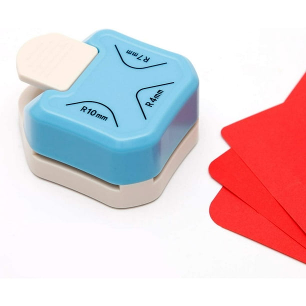 Paper Corner Rounder 3 In 1 （R4mm+R7mm+R10mm）， Corner Punches for Paper