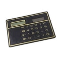 thumbnail image 3 of Card Calculator Thin Credit Card Size Solar Calculator Portable 8 Digit Display Lightweight ABS For Home School Use Solar Desk Calculator, 3 of 6
