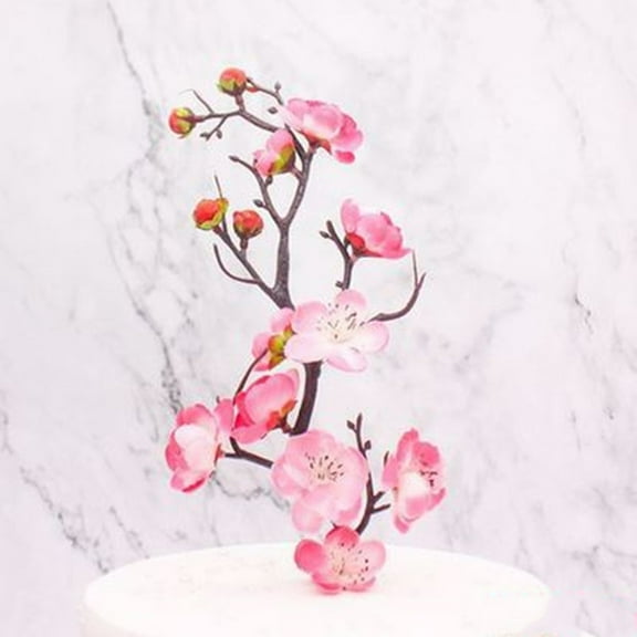 SEWCHICS Cake Accessory Decoration Pink Plastic for 2Pcs 11.8 x 2 x