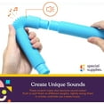 thumbnail image 2 of Special Supplies 8-Pack Fun Pull and Fun Tubes for Kids Stretch, Bend, Build, and Connect Toy, Provide Tactile and Auditory Sensory Play, Colorful, Heavy-Duty Plastic (Primary), 2 of 9