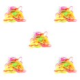 thumbnail image 1 of Qarigey 50 piezas de banda de goma para la cabeza, no es fácil de romper, aro para el cabello, lazos de moda para el cabello, trenza larga, diseño de color mezclado 5piezas Qarigey CBP236033, 1 of 4