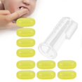 thumbnail image 3 of Baby Finger Toothbrush, Baby Finger Teeth Brushes Convenient Practical Easy Cleanable Small Compact  for Indoor for Bathroom for Home Transparent Shell,Pink Shell,Red Shell,Green, 3 of 7