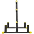 thumbnail image 5 of BalanceFrom 2-Inch or 1-Inch Weight Plate Rack with Barbell Holders, 600-Pound Capacity (for 2-Inch Gear), Black, 5 of 5