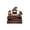 A, variant on Halloween Ghost Wooden Figurine 5.91", Knit Hat Pumpkin Book Stack Table Decor for Fall Thanksgiving Mantel Shelf Home Desktop Decoration