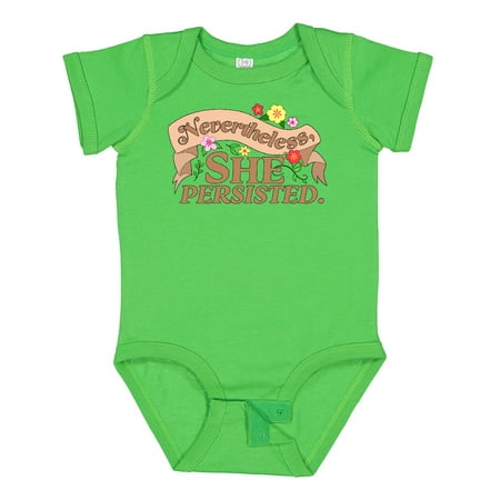 

Inktastic Nevertheless She Persisted Gift Baby Boy or Baby Girl Bodysuit