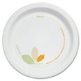thumbnail image 2 of SOLO Bare Eco-Forward Paper Dinnerware Perfect Pak, Plate, 8.5" dia, Green/Tan, 125/Pack, 2 Packs/Carton, 2 of 4