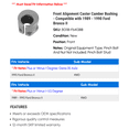thumbnail image 2 of Front Alignment Caster Camber Bushing - Compatible with 1989 - 1990 Ford Bronco II, 2 of 2