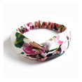 thumbnail image 2 of 6 Pack Turban Headbands for Women Hair Vintage Flower Printed Cross Elastic Head Wrap, 2 of 9