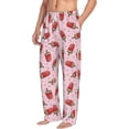 thumbnail image 2 of Xecao Watermelon Ice Cream Men's Straight Lounge Pajama Pants: The Ultimate in Comfortable Sleepwear, 2 of 9