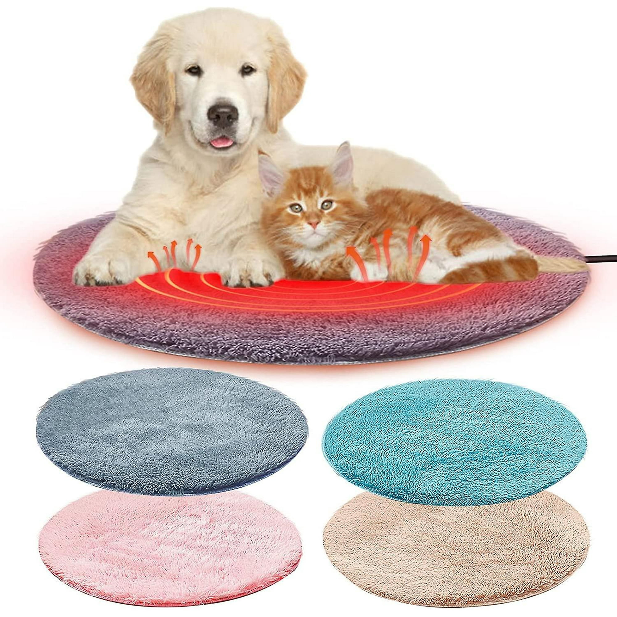 Pet Heating Pad Self heating Cats Dog Blanket Intelligent Thermostat Heated Blanket For Cats Dogs Soft Walmart