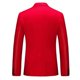 thumbnail image 3 of Mens Business Wedding Blazer Solid Color Slim Fit Suit Jacket, 3 of 3