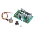 thumbnail image 1 of Amdohai PWM DC Moteur Contrôleur de Vitesse Commutateur DC 20A Régulateur de Tension 12V 24V 36V 48V DC PWM Module de Pilote de Moteur Haute Puissance avec Bouton de Réglage, 1 of 8
