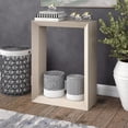 thumbnail image 4 of Evelyn&Zoe Modern Farmhouse 22" Wide Alder White Console Table, 4 of 7