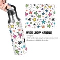 thumbnail image 4 of Yayeee 33oz Insulated Water Bottle Double Wall Stainless Steel with Flip Straw Lid, Green Stars, 4 of 7