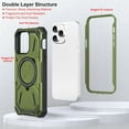 thumbnail image 4 of for iPhone 15 Pro Max Case with Kickstand Shockproof 15 Pro Max Protective Cover for 15 Pro Max 2023 6.7inch - Green, 4 of 12