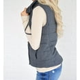 thumbnail image 2 of Sherrylily Women Casual Vest Jacket Lightweight Zip Up Drawstring Coat with Pockets, 2 of 5