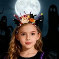 thumbnail image 5 of Halloween Pumpkin Headband DIY Kit for Children, Glow-in-the-Dark Pipe Cleaner Materials for Party Dress-Up and Spooky Fun, 5 of 7