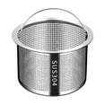 thumbnail image 2 of Ckraxd 304 Stainless Steel Sink Strainer Filter Screen | Portable Kitchen Drain Filter | Vegetable Washing Basin & Dishwashing Aid | Reusable and Easy to Clean, 2 of 4