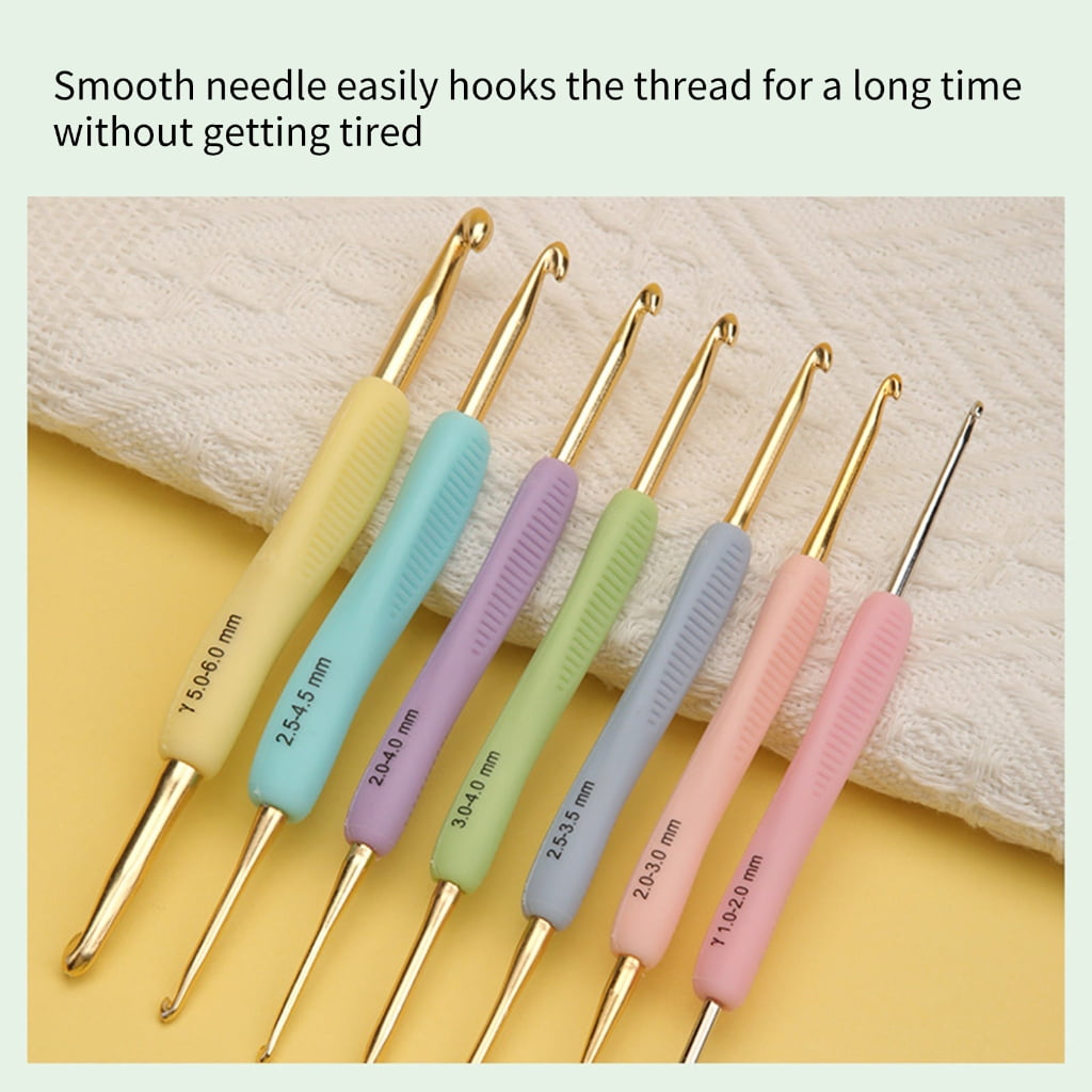 1 Set Crochet Hook Single Head Crochet Needle Double Head Knitting Needle Crochet Accessories Knitting Tool for Women