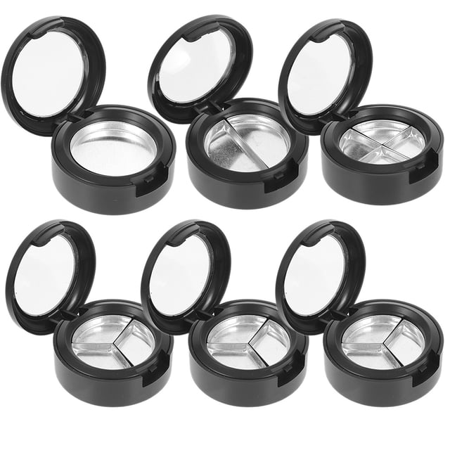 6pcs Refillable Empty Eyeshadow and Lipstick Case Mixed Style Cosmetics Dispenser