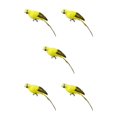 thumbnail image 1 of VONKY Simulation Parrot Statue Party Favors for Tree Yard Patio Home Lawn Wall Yellow 25x7cm 5Set, 1 of 6