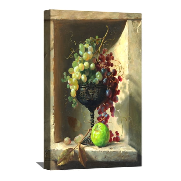 Aleksei Antonov Painting Wall Art Still Life Grape Framed Canvas Art