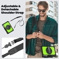 thumbnail image 7 of Case for Samsung Galaxy Tab S10 FE+ Plus 13.1 inch 2025 with Screen Protector, 360 Degree Rotating Kickstand Hand Strap Heavy Duty Shockproof Cover with Shoulder Strap, Lime PC, 7 of 7