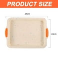 thumbnail image 2 of YOPTOP Non Stick Silicone Brownie Baking Pan With Handles - Steel Frame Inside  Rectangular Cookie Baking Sheet/Jelly Roll Tray Set Nonstick  Cleaned in Dishwasher  13x9 in - Color,color, 2 of 5