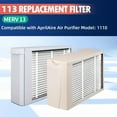 thumbnail image 2 of 2 Pack 113 Replacement Filter,MERV 13 16x20x4,Compatible with AprilAire Whole House Air Purifiers 1110, 2 of 6