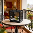 thumbnail image 5 of BotaniNest Bird Cage Travel Bird Cage Portable Bird | Small Birds Lightweight Parrots Cage With Standing Pole Detachable Tray Hook Handle Easy Transport Bird For, 5 of 5