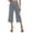 Gray, variant on BILIKEYU 2025 Womens Pants Loose High Waisted Wide Leg 3/4 Pants Casual Trousers with Pockets, Business Casual Pants for Women, Womens Dress Pants, Womens Office Attire