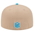 thumbnail image 4 of Men's New Era Tan Carolina Panthers   Logo Main 59FIFTY Fitted Hat, 4 of 6