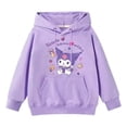thumbnail image 1 of Sanrio-Sudadera con capucha My Melody Kuromi Kawaii para padres e hijos, abrigo de lana con dibujos animados para estudiantes, niñas y adultos, 1 of 4