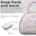 thumbnail image 3 of Insulated Lunch Bag Women, Reusable Axolotl Kawaii Cartoon Tote Lunch Box, Leakproof Cooler Lunch Bags for Work Office Travel Picnic, 3 of 6