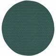 thumbnail image 5 of 8' Navy Round Geometric Stain Resistant Indoor Outdoor Area Rug, 5 of 5