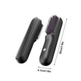 thumbnail image 3 of SXS Cordless Hair Straightener Brush Portable Straightening Brush Travel Mini Hot Ionic Comb Women Ceramic Coating Lightweight Touch ups Anti Sca, 3 of 7