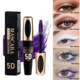 thumbnail image 4 of 5D Silk Fiber Mascara Fuller & Voluminous Colored Mascara Natural Waterproof Smudge-proof Mascara Waterproof Mascara for Eyelashes, 4 of 5