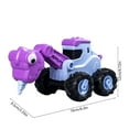 thumbnail image 3 of Gifts for Kids! Fwttom Toy Cars, Educational Children's Toy Car Dinosaur Engineering Vehicle Press and Go Excavator Boy's Gift, 3 of 7