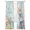 Light Blue, variant on Happy Easter Sheer Curtains 72 Inch Length 2 Panels Set Window Treatments, Spring Bunny Easter Eggs Floral Teal Plaid Rod Pocket Semi Curtains for Living Room/Bedroom/Kitchen Décor, 104"W x 72"L