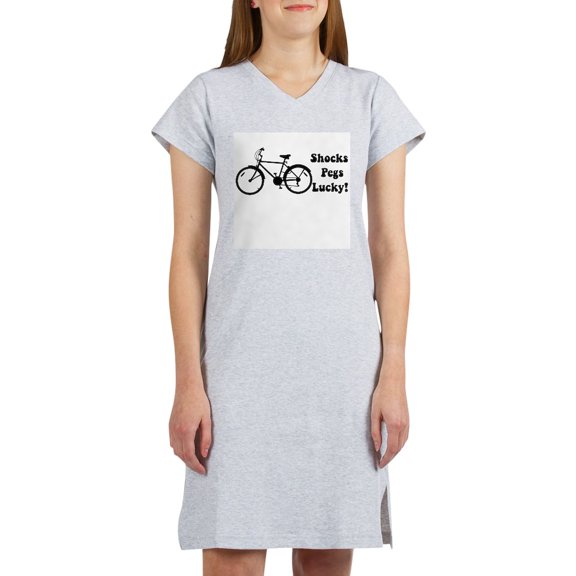 CafePress - Shocks Pegs Lucky Ash Grey T Shirt - Women's Nightshirt