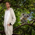thumbnail image 2 of ¡El disfraz es divertido! Mono unisex para adulto con forma de animal koala para Halloween, 2 of 6