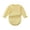 Yellow, variant on Busydd Baby Girl Romper 0-24 Months Long Sleeve Round Neck Cotton Infant Boy Clothes Comfy Breathable Solid Color Baby Romper Onesie 0-3 Months