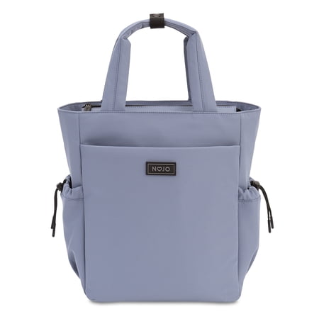 NoJo Diaper Bag Tote and Backpack For Parents, 8 Pockets - Blue Bell