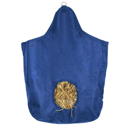 Dura-Tech Tough Tote Hay Bag | Holds 2 Large Hay Flakes | Color Navy
