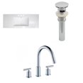 thumbnail image 1 of American Imaginations 48-in. W 3H8-in. Ceramic Top Set In White Color - Overflow Drain Incl. AI-27202, 1 of 8