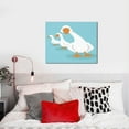 thumbnail image 4 of Naloa Three White Geese Print Canvas Bathroom Wall Art,Bathroom Wall Art Decoration, Canvas Poster Prints,Decorative Paintings for Living Room, Bathroom, Kids Room, 4 of 6