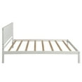 thumbnail image 3 of Tcbosik Platform Bed Frame With Headboard , Wood Slat Support , No Box Spring Needed ,Twin,White, 3 of 7